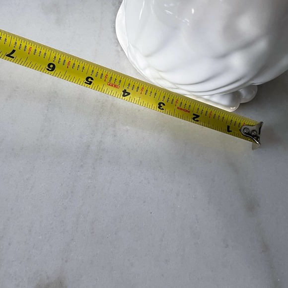 Owl Ceramic Vase in White - Picture 10 of 11